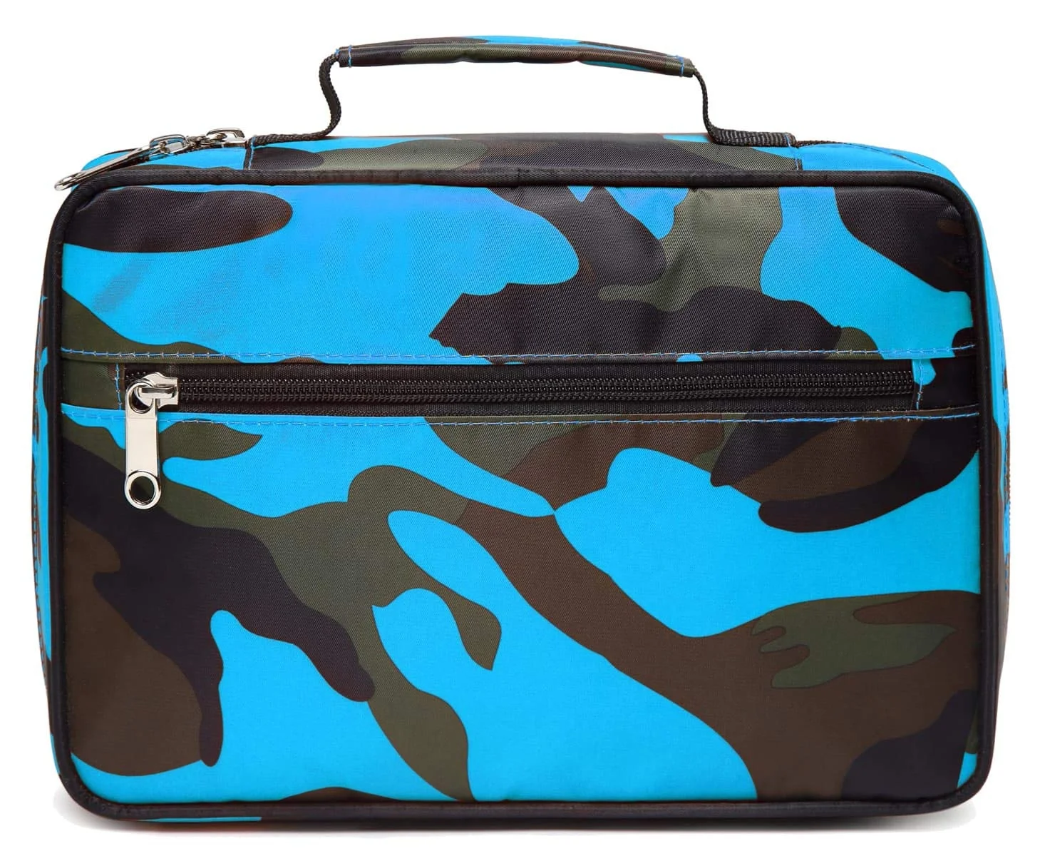 Camouflage Blue Bible Carrier Lds Scripture Tote Hand Bags Girls Boys Women Ladies Bible Travel Case for Youth Kids Teens