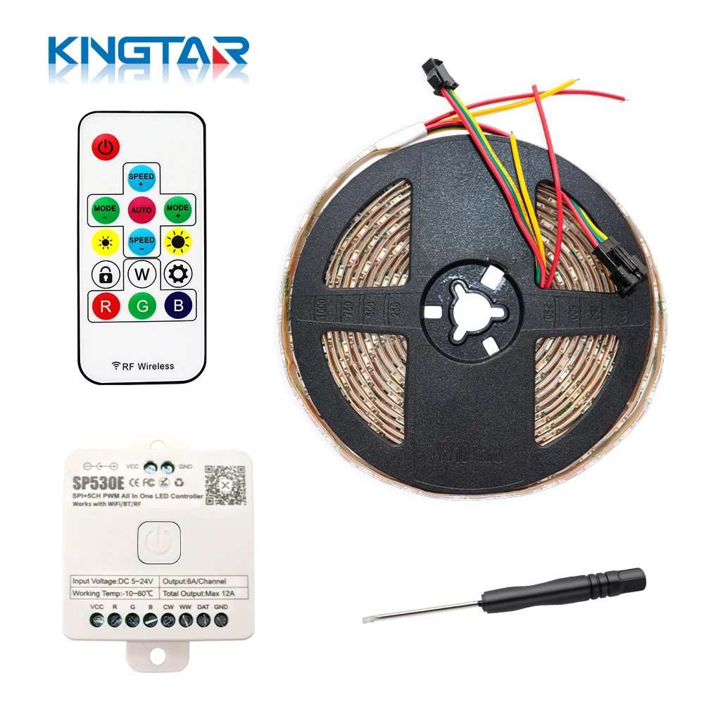 Ws2812 smd светодиодные гибкие полосы волшебного цвета пиксельные программируемые водонепроницаемые RGB света