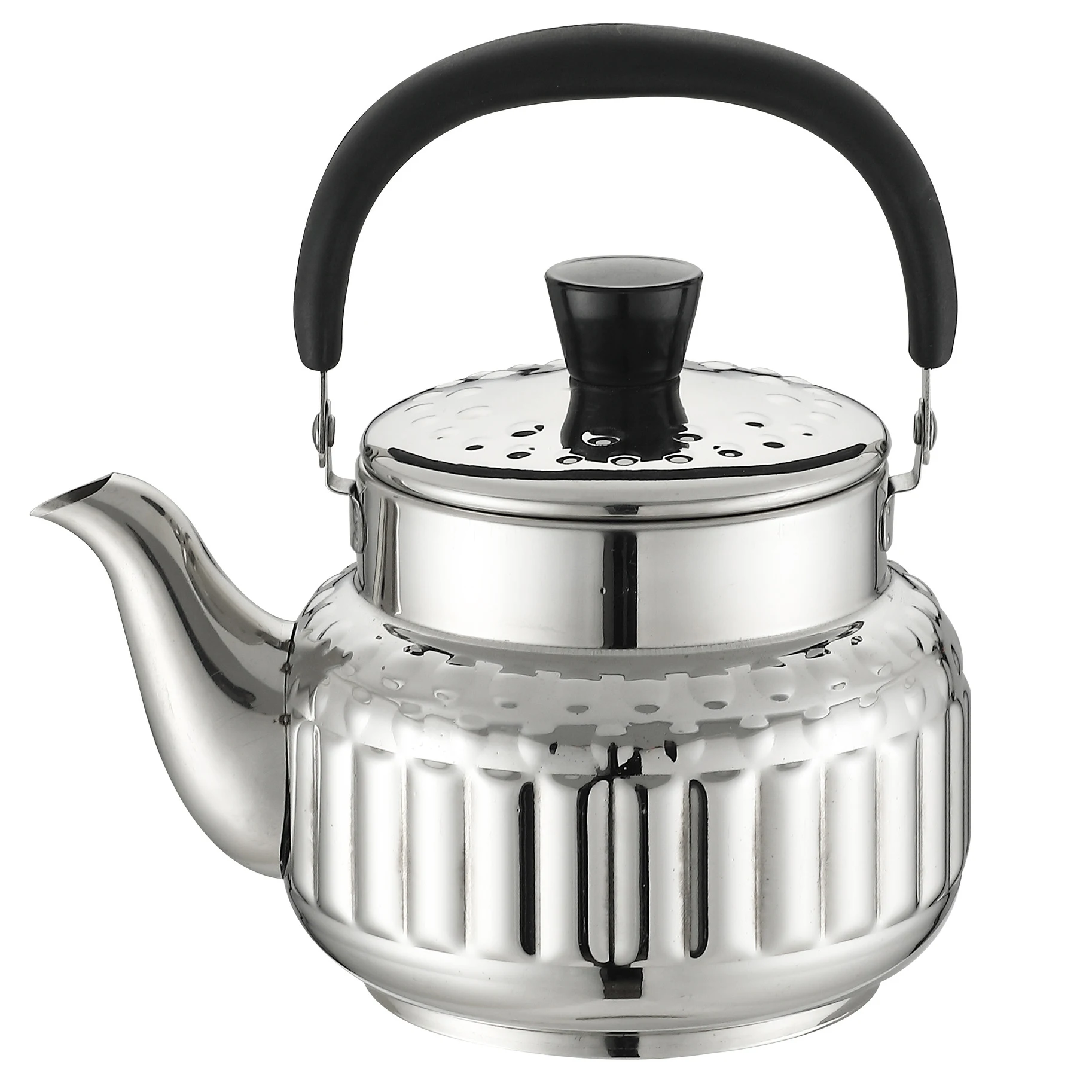 Manufacturer Direct 1.5L Stovetop Whistling Kettle Hot Water Pot Stainless Steel Modern Tea Kettle Water Heater With Lid