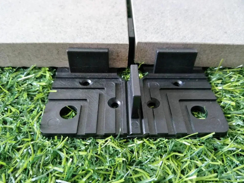 Raised floor tile deck connector pedestal