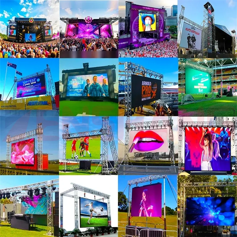 Manufacturer 2024 Digital Signage Video Wall Advertising Display Billboard Backdrop Panel Background Dj Stage Led Screen