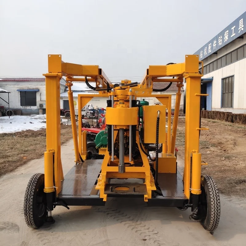 Full hydraulic exploration drilling rig Crawler type medium and large underground coring equipment Water Drilling Machine