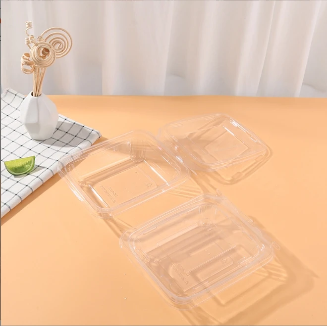 disposable supermarket packaging vegetable box fresh bean sprout box with lid fruit box