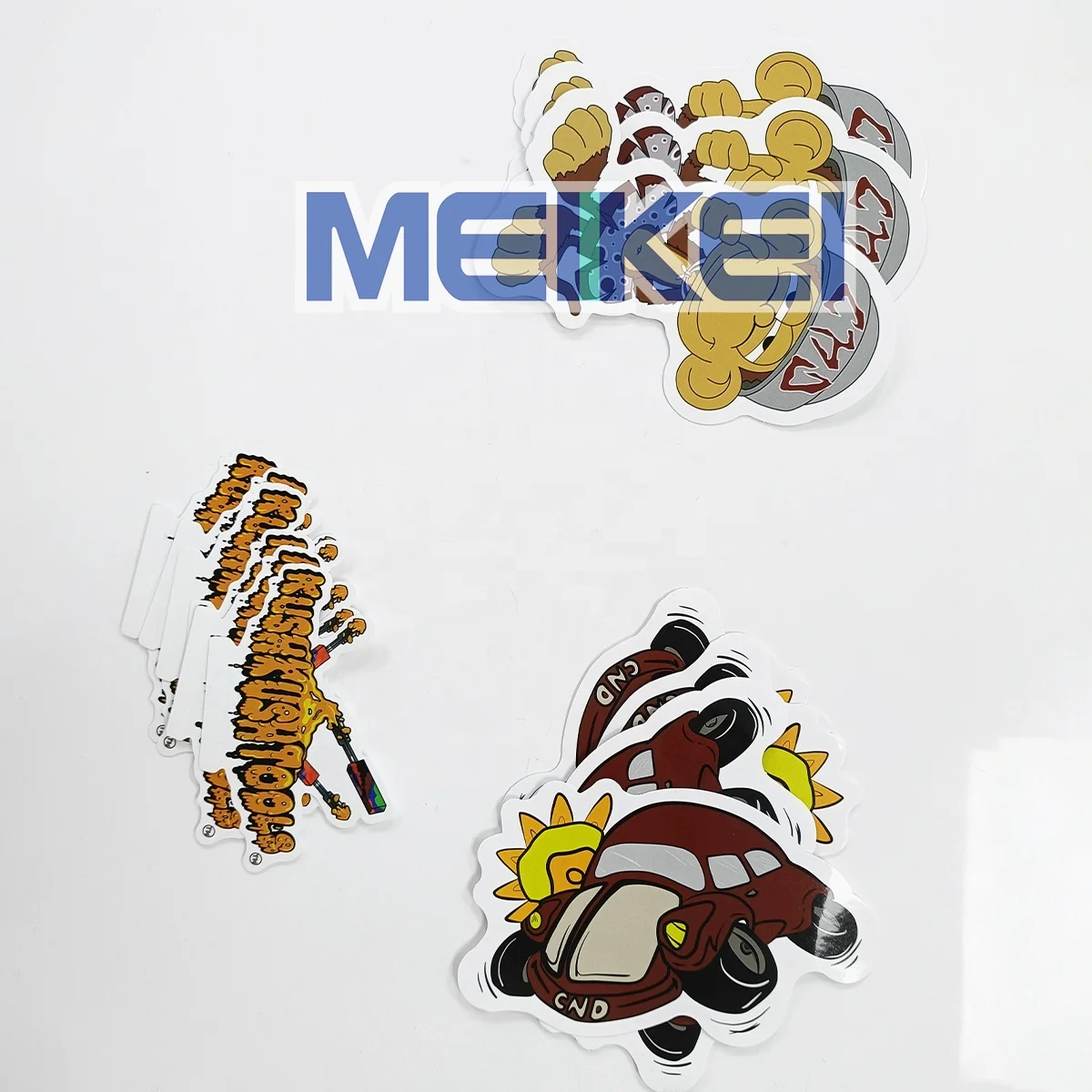 Printing UV Resist Vinyl Waterproof Durable Sticker PVC Weatherproof Self-Adhesive Die Cut Logo Custom Logo Label Stickers