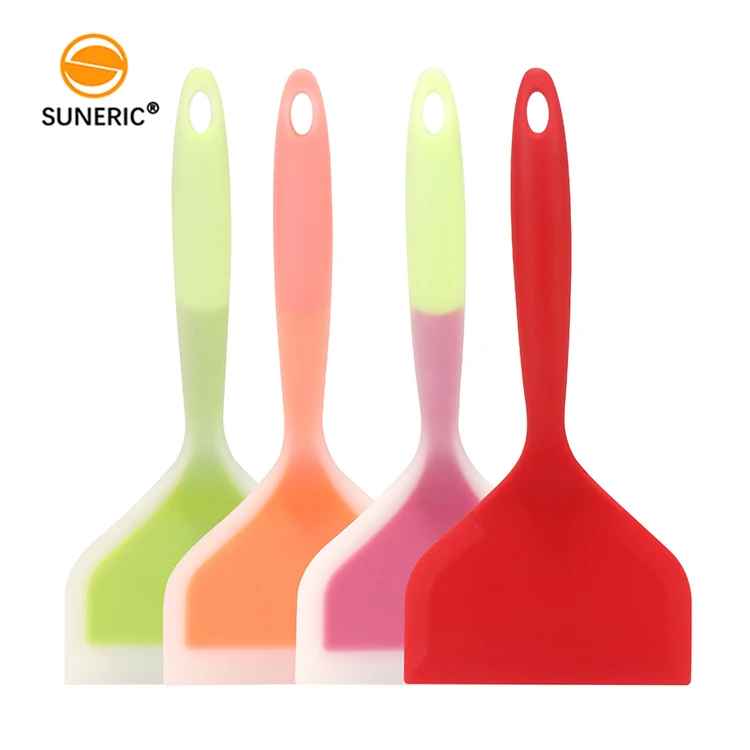 Wholesale fried egg flipper shovel omelette turner silicone pancake spatula for cooking