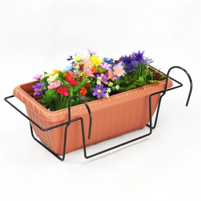 Versatile Metal Plants Stand Hanging Baskets Flower Pot Holder Hanger Mid Century Modern Plant Hanger for Patio Garden