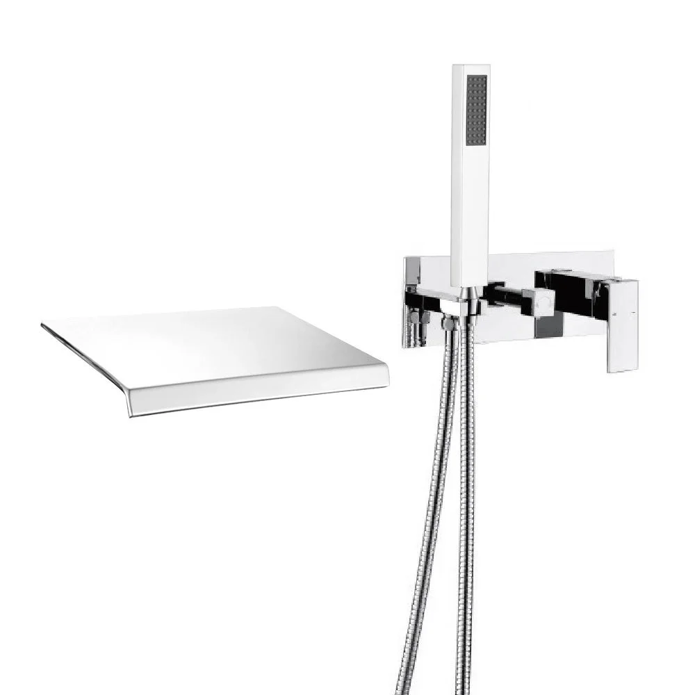 Hotel Suite Bathtub and Bathroom And Shower Faucets Waterfall Waterfall Water Outlet Rain and Soft Spray Patterns