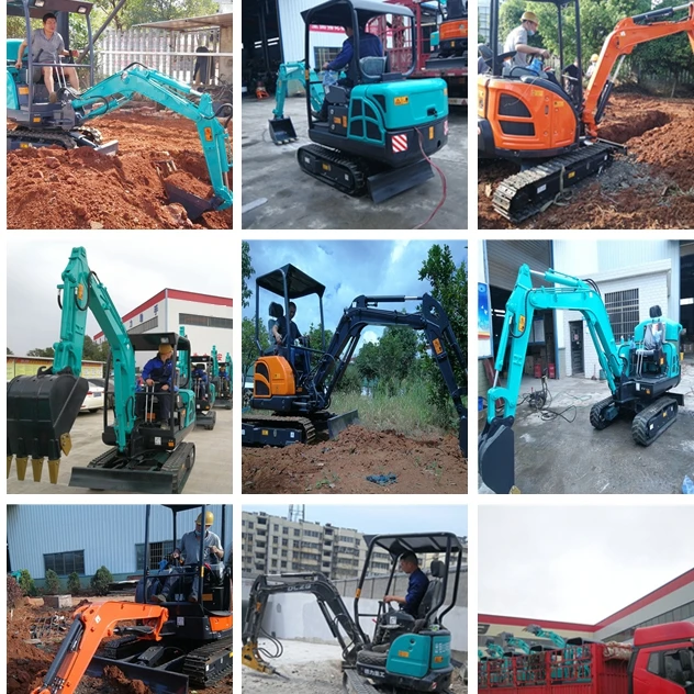 FRSTEC-W13,15, small mini hydraulic excavator used for farmer engineering mining agricultural use