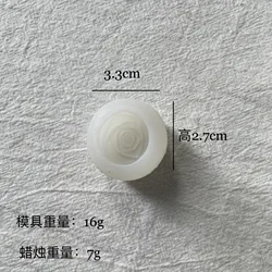 Baking Soap Moulds Silicone Romantic Rose Candle Molds Silicone Molds for Candle Making