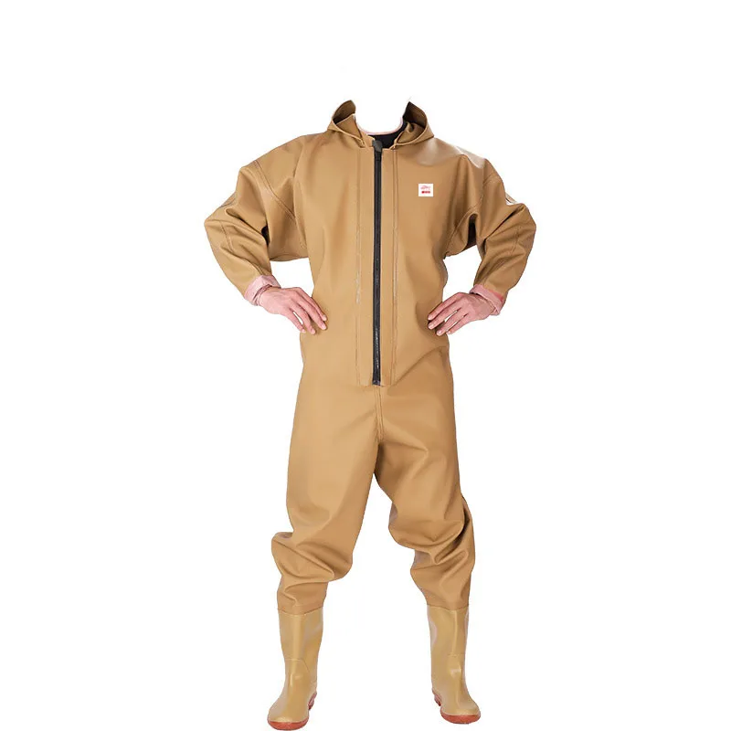 breathable thickened full body wader with gloves fishing equipment for workers