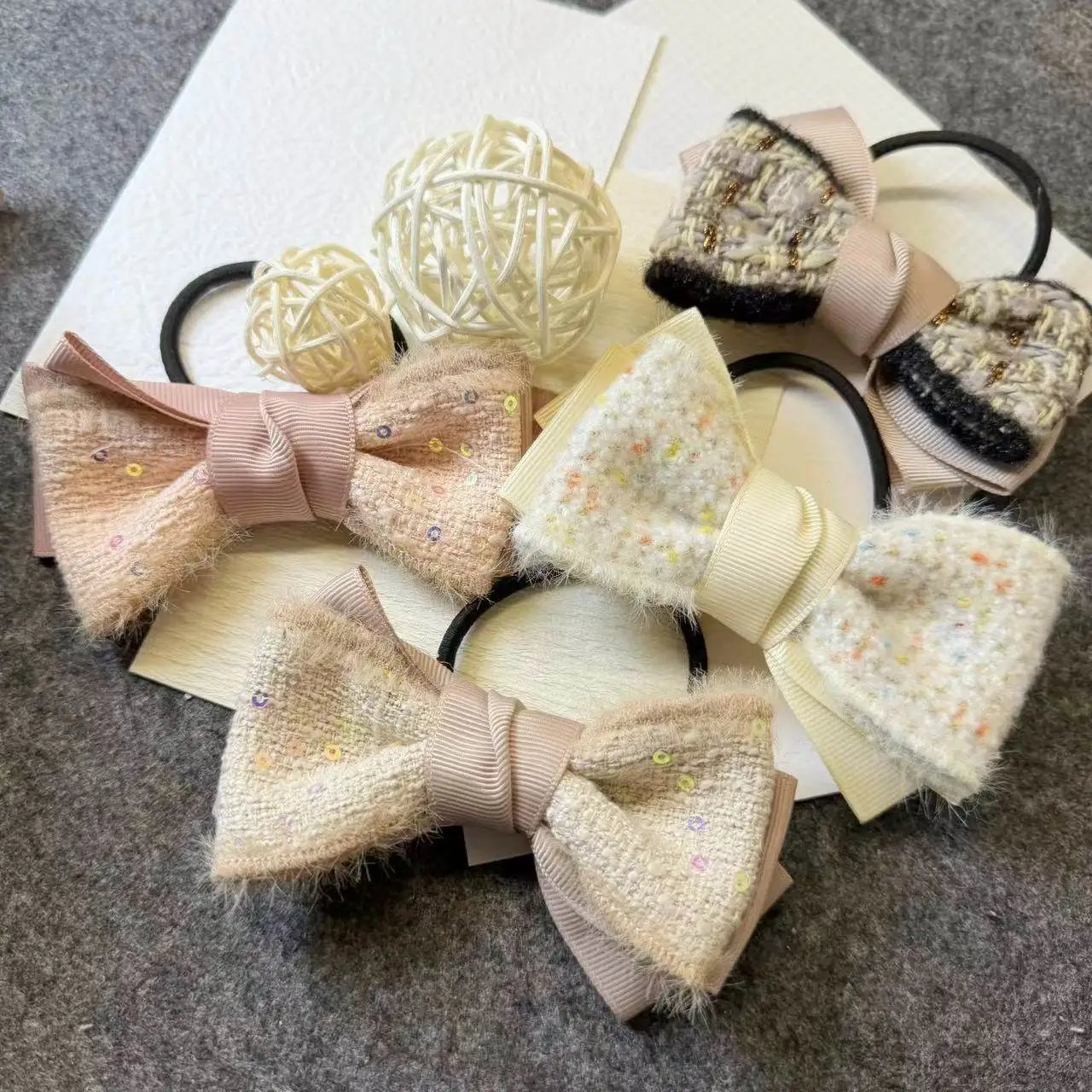 New design high quality hair accessories hair tie elastic hair bands for girls