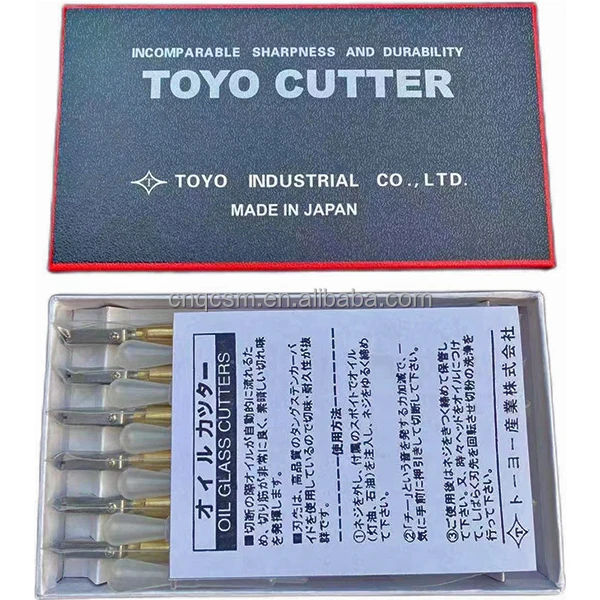 Hot sale original one oil filled glass cutter  japan toyo tc 30  glass cutter for cutting glass