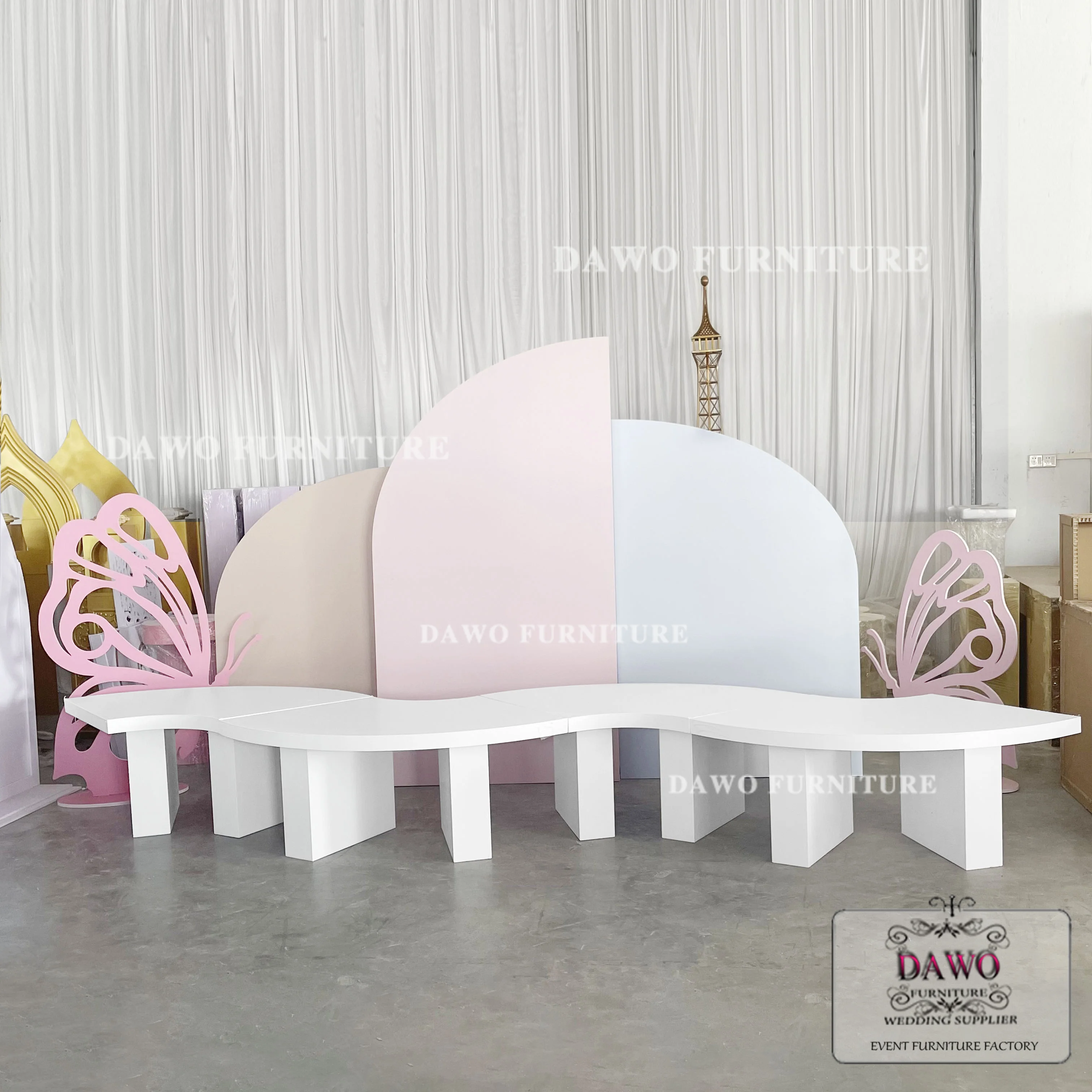 Китайская фабрика, свадебная Обеденная Мебель, Белый детский стол под змеиную кожу