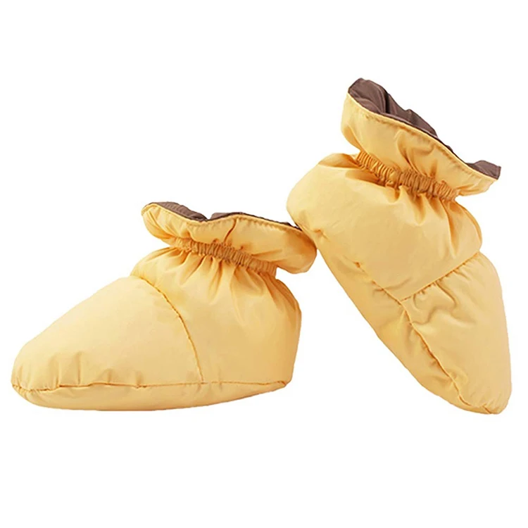 
Wholesale Cozy Down Winter Warm Indoor Slippers Crib Baby Girls Shoes Ankle Snow Boots Feet Warmer 4-12 Months 