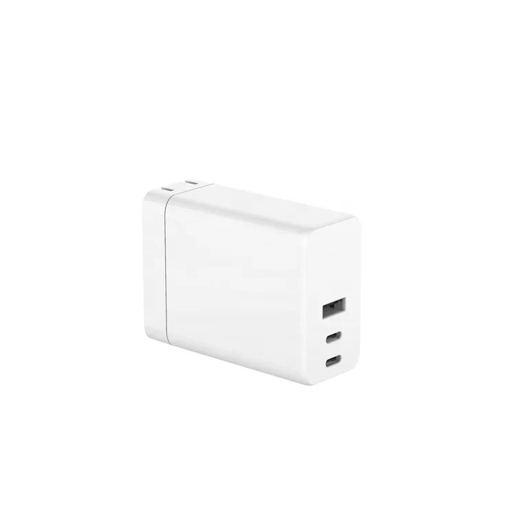 
TRUSDA S24 The Best Size 120W Wall Charger GaN Tech US Plug 3 Ports For Universal Cell Phones & Laptops 