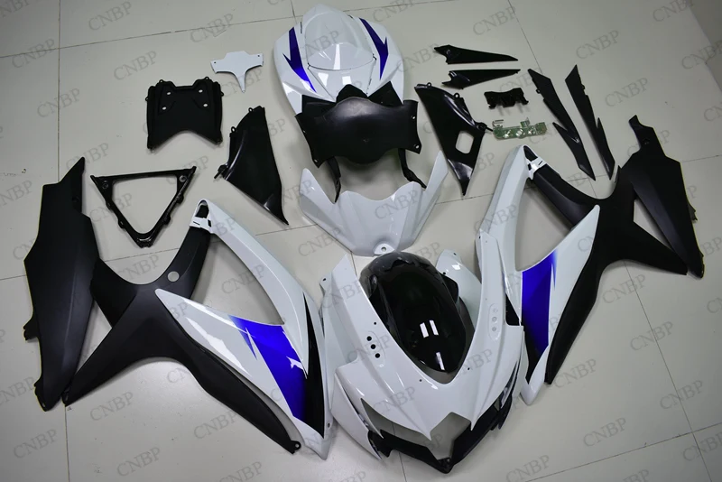 GSXR 600 2009 обтекатель 2008 GSX R 750 - 2010 K8 Обтекатели белый