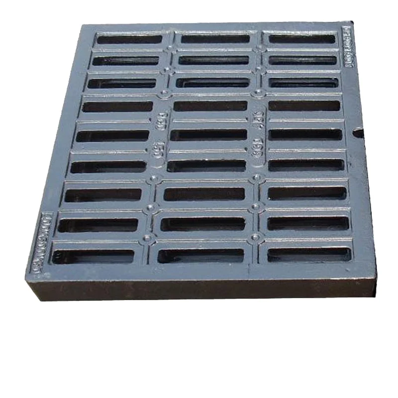 Cast iron outdoor drain cover