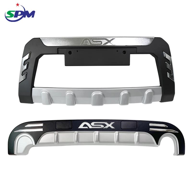 SPM  front and rear bumper guard protector for Mitsubishi ASX 2010+