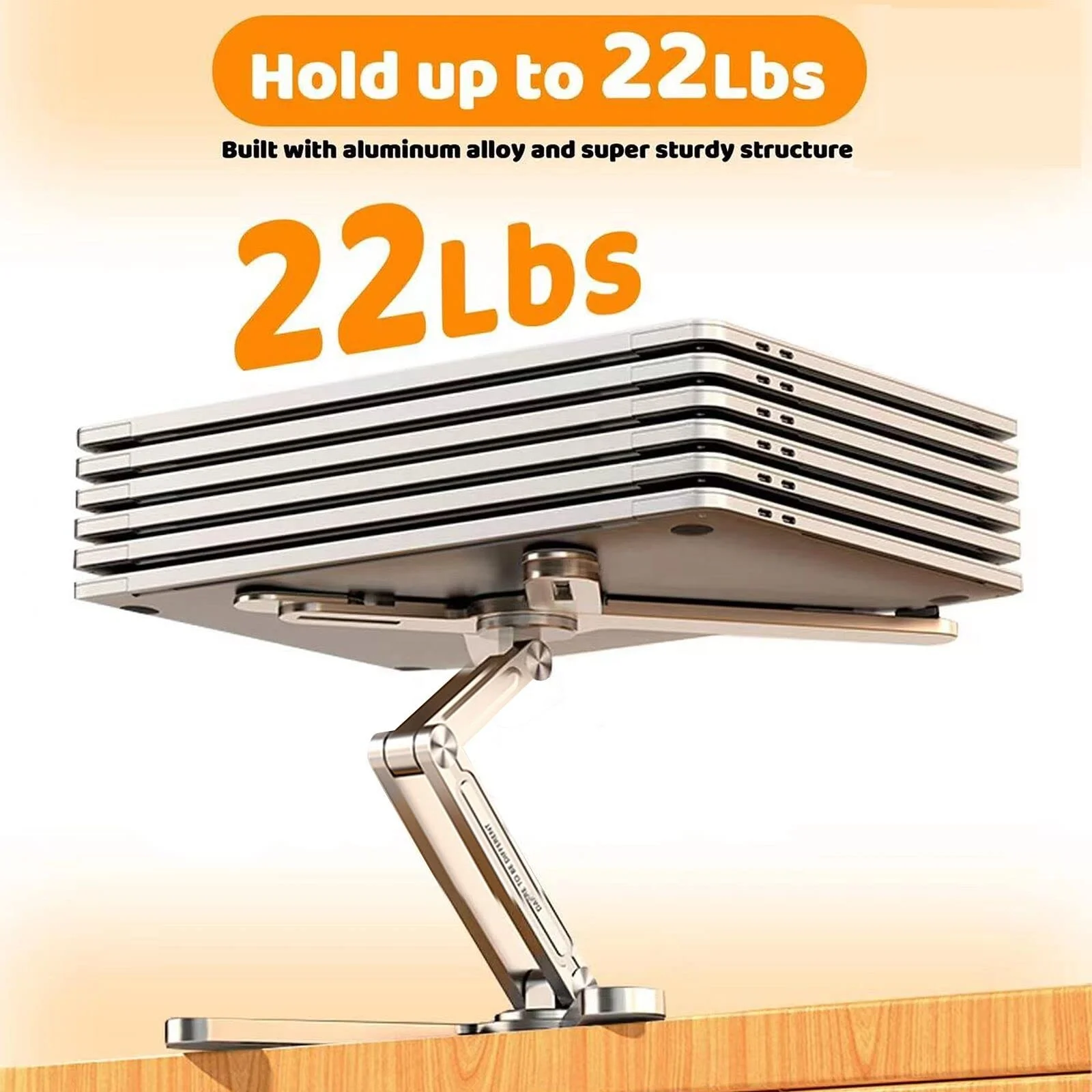 Ergonomic Laptop Stand Desk Tablet PC Holder Aluminium Adjustable Height Desk Laptop Stands Portable Laptop Desk