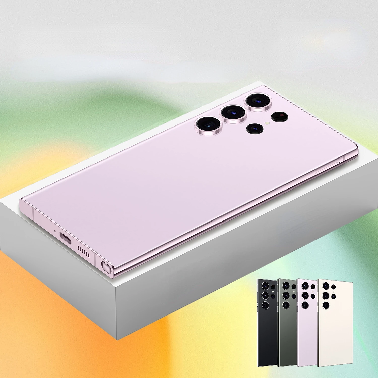 Factory Fast Ship New S24 Ultra unlocked smart cell phone 7.3 inch GPS GSM Cellular dual sim original Android mobile phone