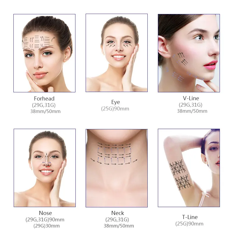 Free Shipping Charmost Collagen Face Skin Lifting Suture Needle Pdo Faden Cog Barbs Rose Contour Thread 4d With W Canula