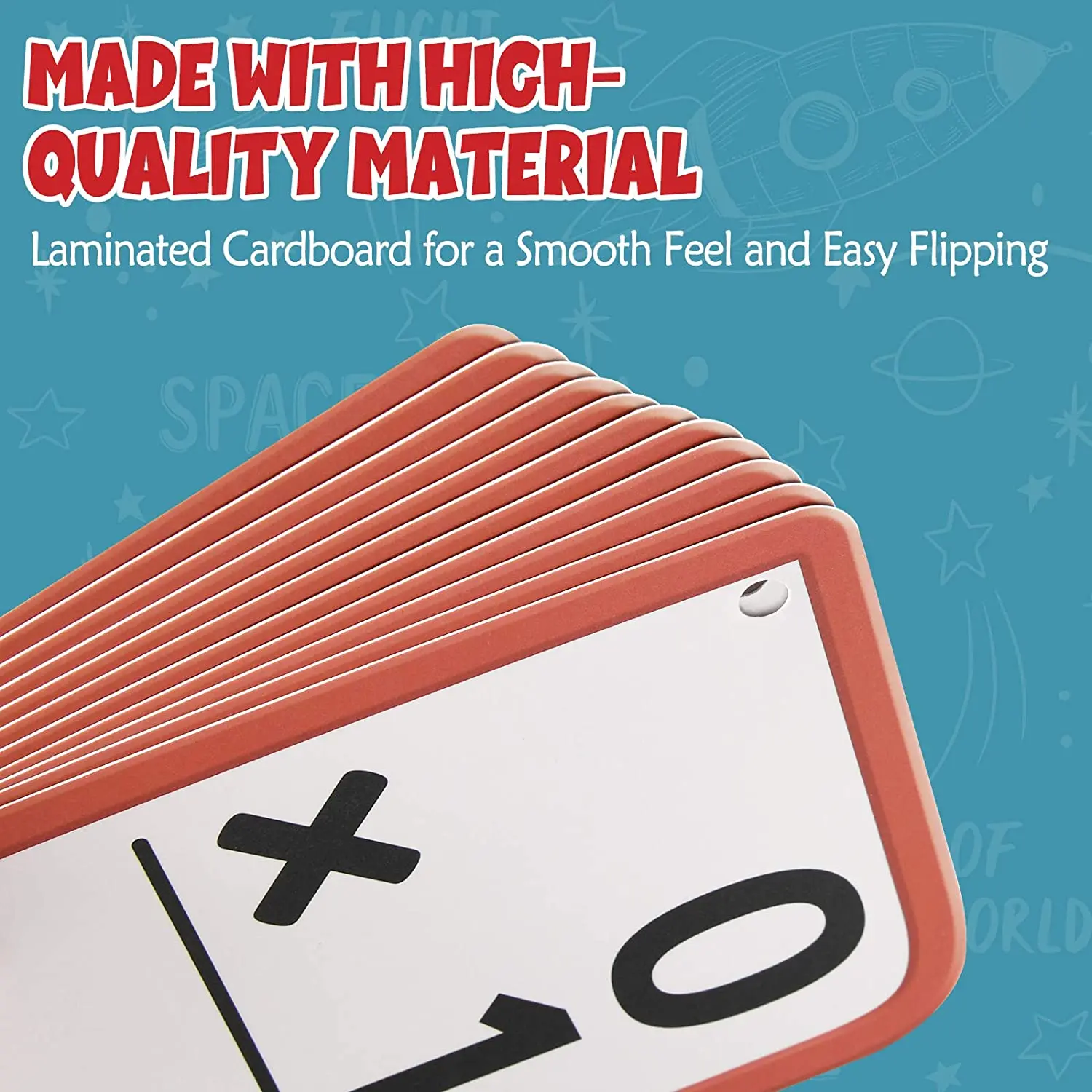 Custom Recyclable Paper Educational Flash Cards Printing