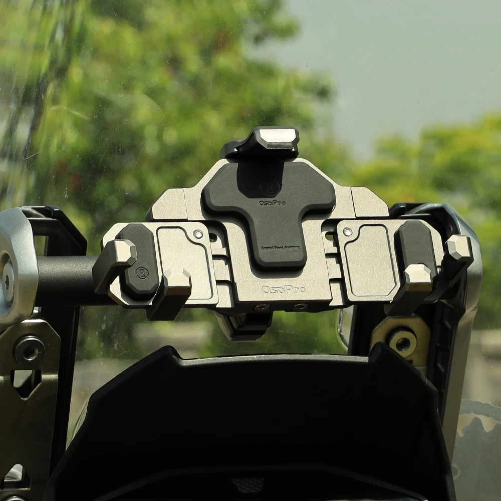 Cycling accessories  OSOPRO motorcycle cell phone holder metal CNC  crab mount