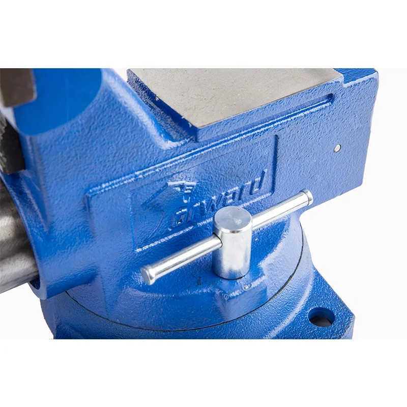 Ductile Iron Factory low price 1745A 360 swivel base heavy duty adjustable bench vise