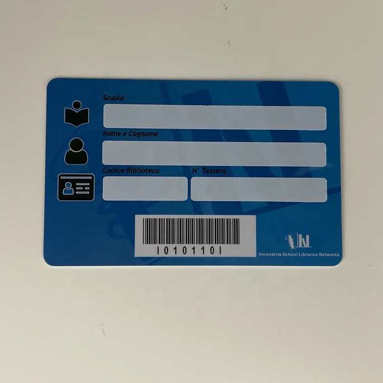 High Quality Glossy PVC Business Card , 20PT Glossy Plastic Business Cards Printing CR80 PVC Card With Barcode