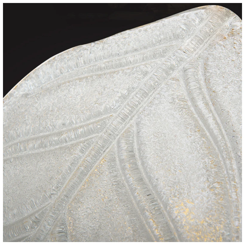 light luxury decorative metal and  glass chandelier for shop bedroom and hotel