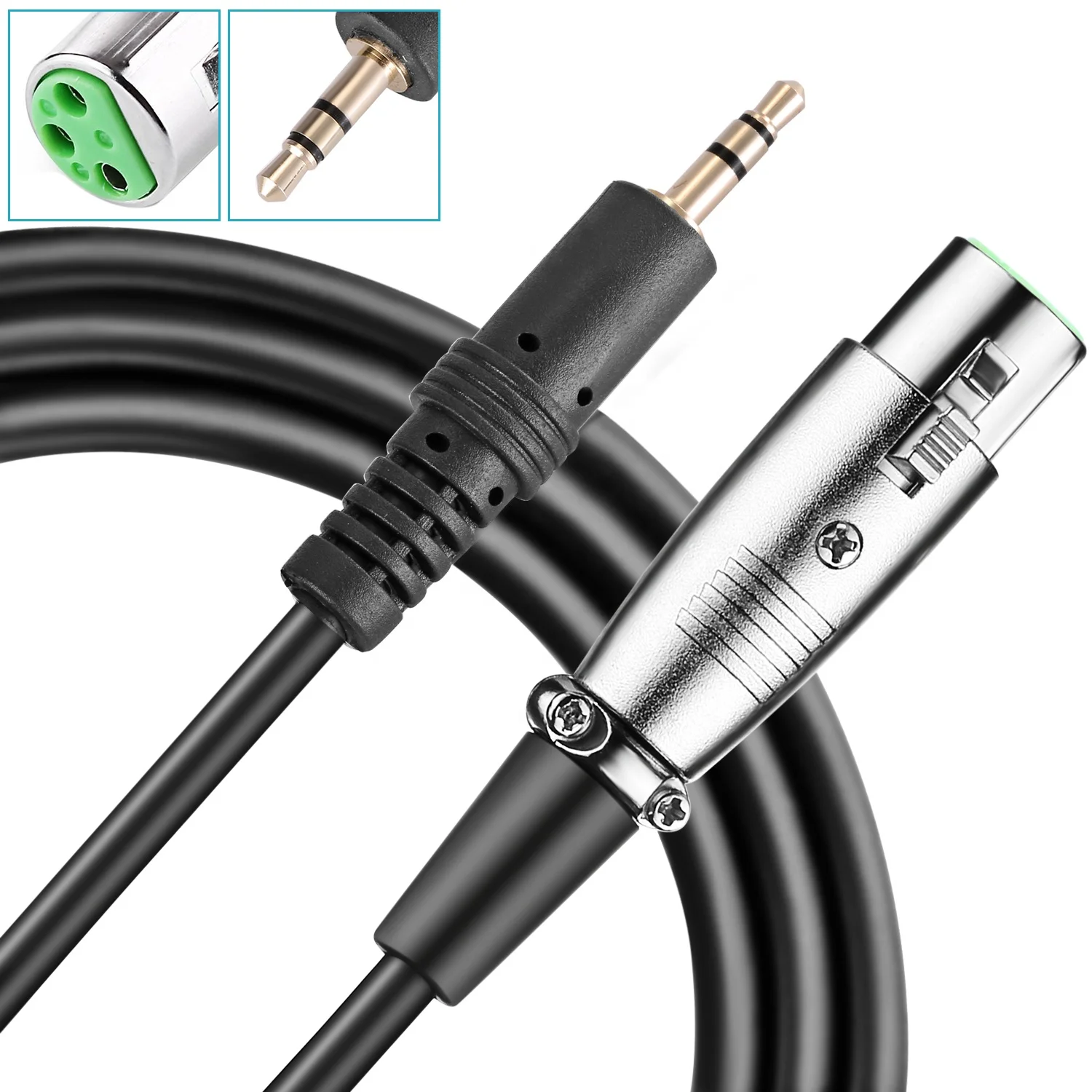 Разъем XLR для AUX 1/4 дюйма разъем подключения микрофона микрофон аудио сбалансированный