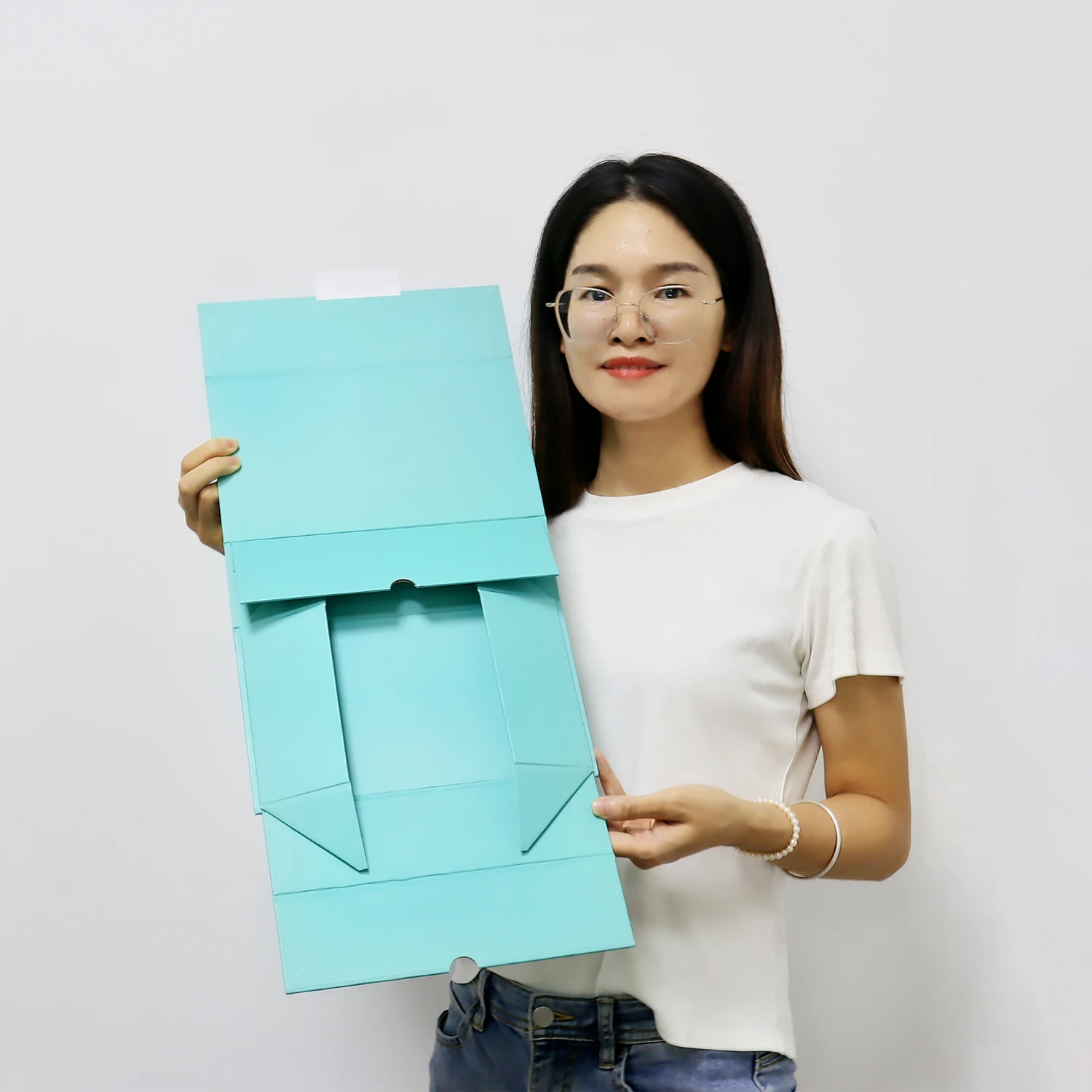 Wholesale Rigid Gift Box Luxury Customized Foldable Magnetic Paper Box for Package