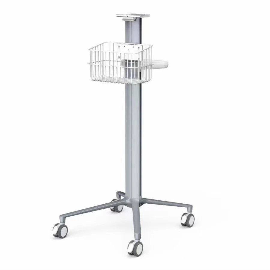 Good quality monitor stand stainless steel medical instrument patient monitor trolley for hospital