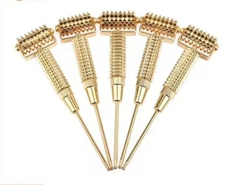 Multifunctional Ear Acupoint Probe Acupuncture Points Detector Facial Ear Acupoints Spring Needle Massage Roller Relax sikn