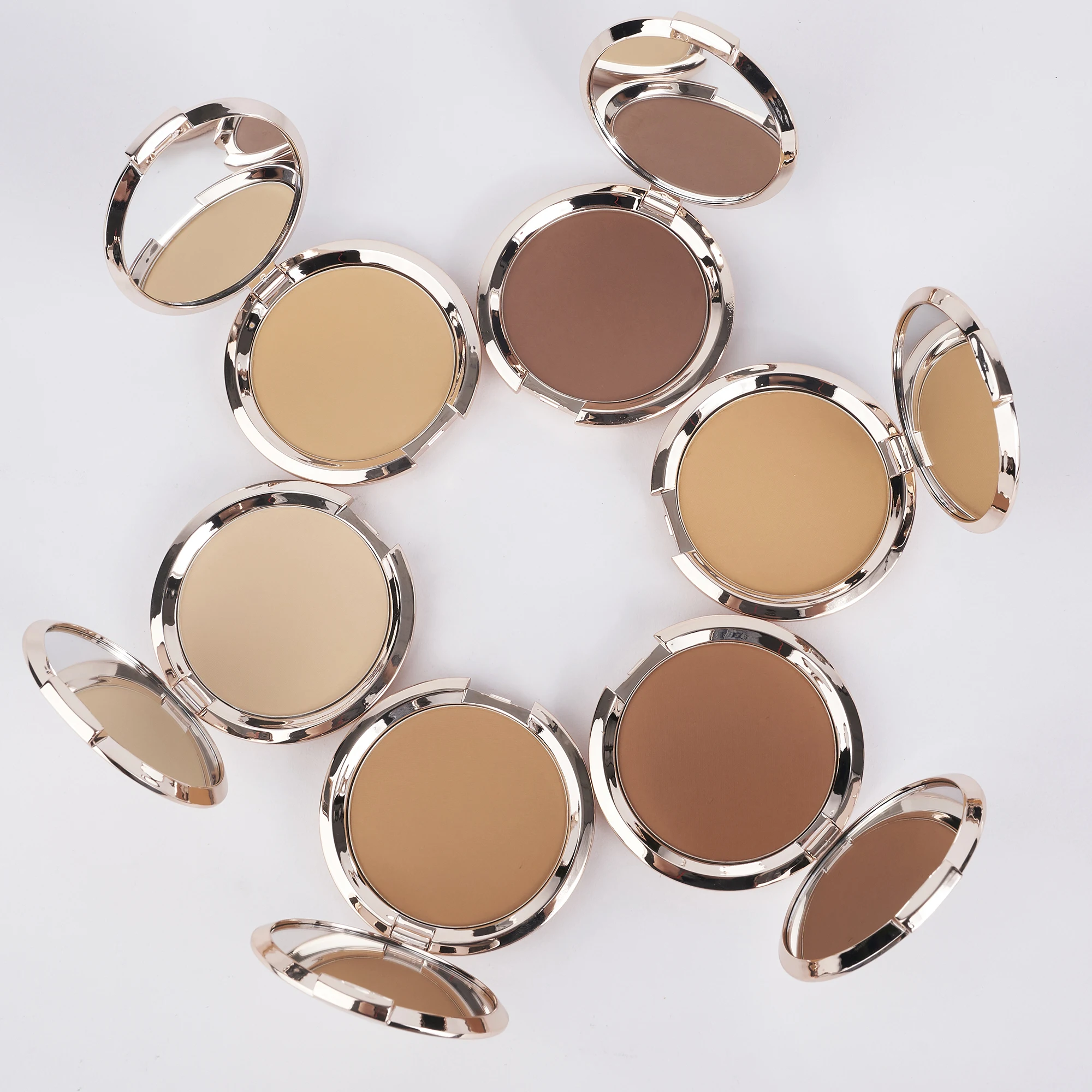 pressed powder private label wholesale logo clear makeup luxury velvet best face setting powder