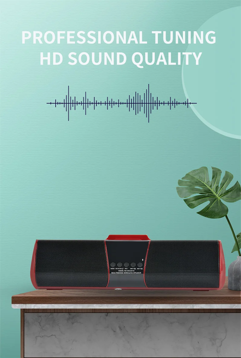 China Factory Stereo Sound Wireless Party Speaker 2919 Music Wireless Recording Speakers professional amplifier Car Music Box