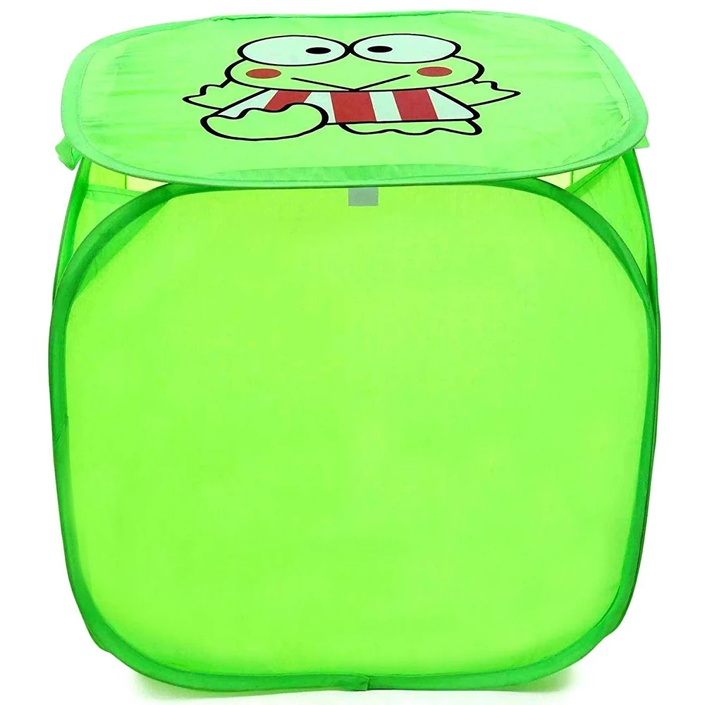 Factory Multipurpose Printed Foldable Square Pop Up Laundry Basket Storage Bags for Cloths Toys Small Things and More