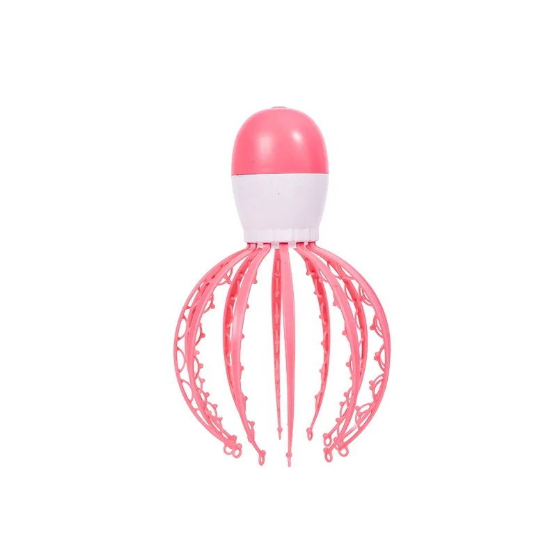 Hair Tools 12 Fingers Claw Scalp Massage Vibration Hair Stimulation Hand Free Spider Octopus Head Massager