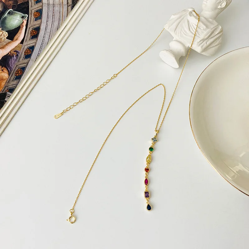 Perfect Real pure 925 sterling silver custom neck link rope italian figaro chain new design silver chain for men for women