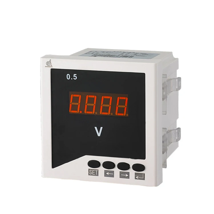 High Precision Measurement AC DC Digital Display Single Phase  Panel Voltmeter