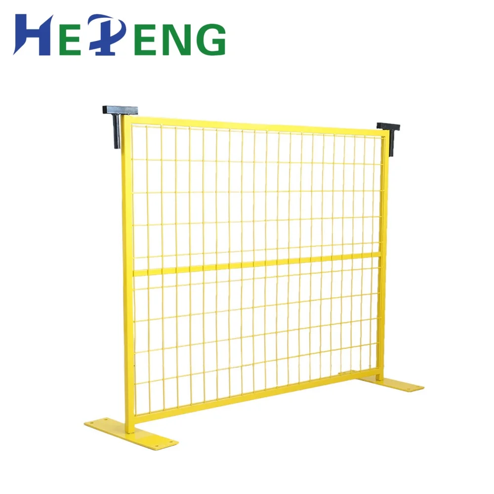 Canada Movable Galvanized and PVC Coated Temporary Fence Panel for Construction Site