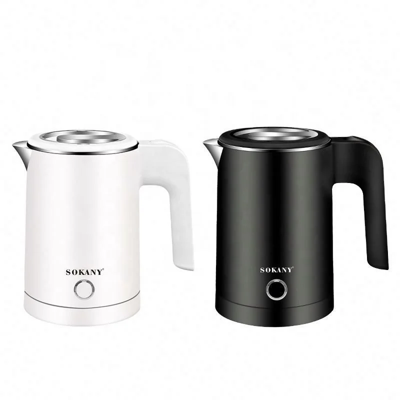 Popular Round Shape Small Electric Teapot Stainless Steel 0.5L Portable Mini Hot Water Boiler Heater for Indoor Travel
