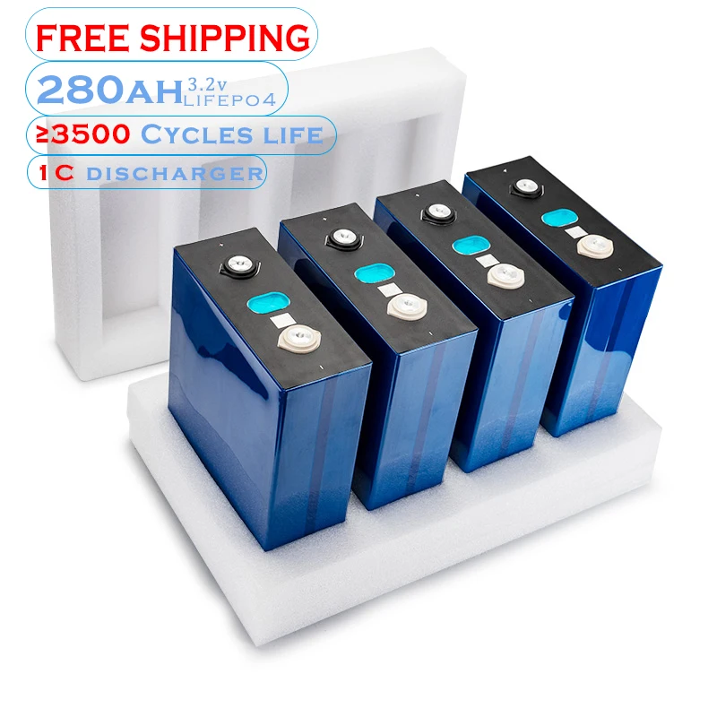 Enesource Invert Solar System energy 3.2 voltage 24V 48V 280ah 300a lifepo4 cell solar Batteries for your home