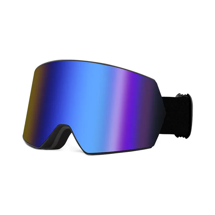 Wholesale best mirrored anti-fog custom magnetic UV 400 Stylish Snow Skiing Goggles Unisex Ski glasses Ski Googles