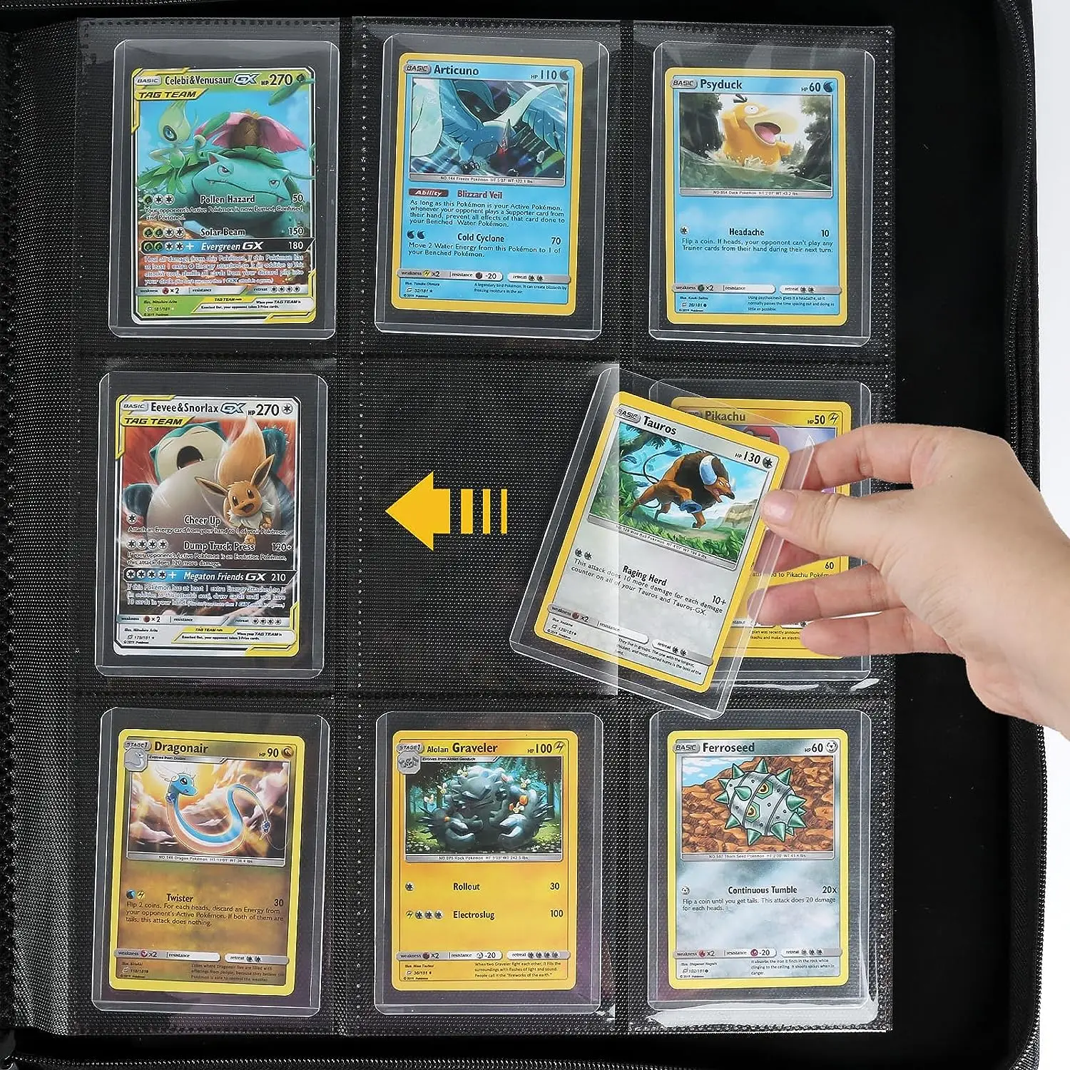 Game Card Collection Display Book Business Card Album for TCG Card