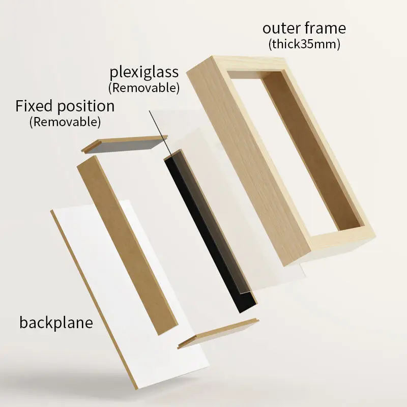 LED light Wooden Photo Frames Home Decoration Picture Frame Frames For Pictures Wooden lamp base led base light for acrylic