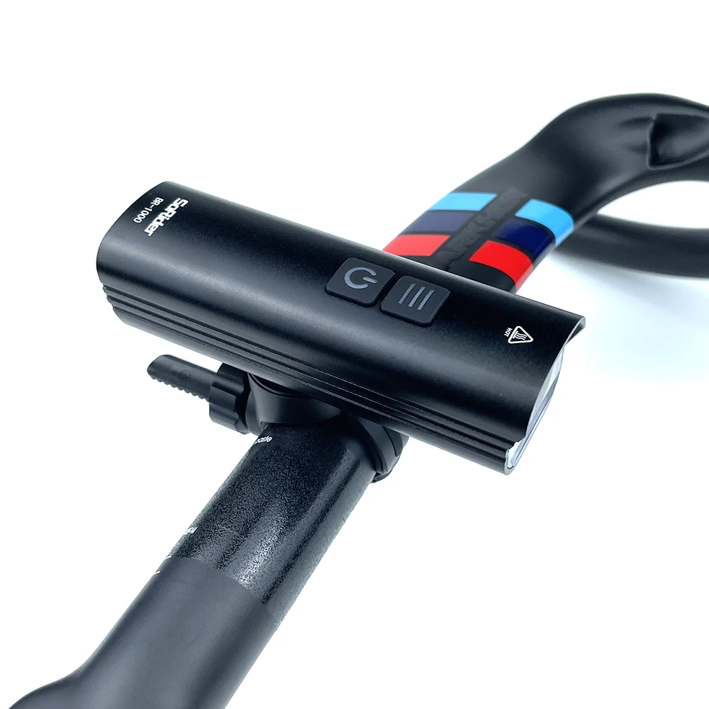 Sorider  Bicycle Light 1000Lumen 4500mAh Bike Headlight Power Bank Flashlight Handlebar USB Charging MTB Road Cycling Highlight