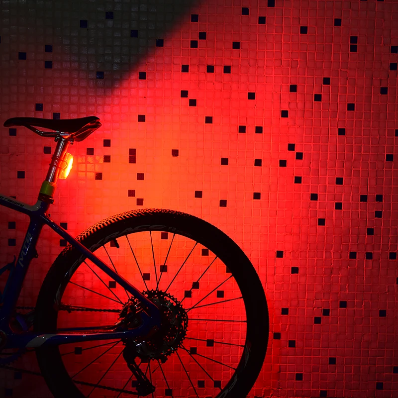 Promend USB chargeable Bicycle saddle Light MTB Road Bike cheap price Bike Rear alarm lights Usb charge Bike Rear Warning Lights