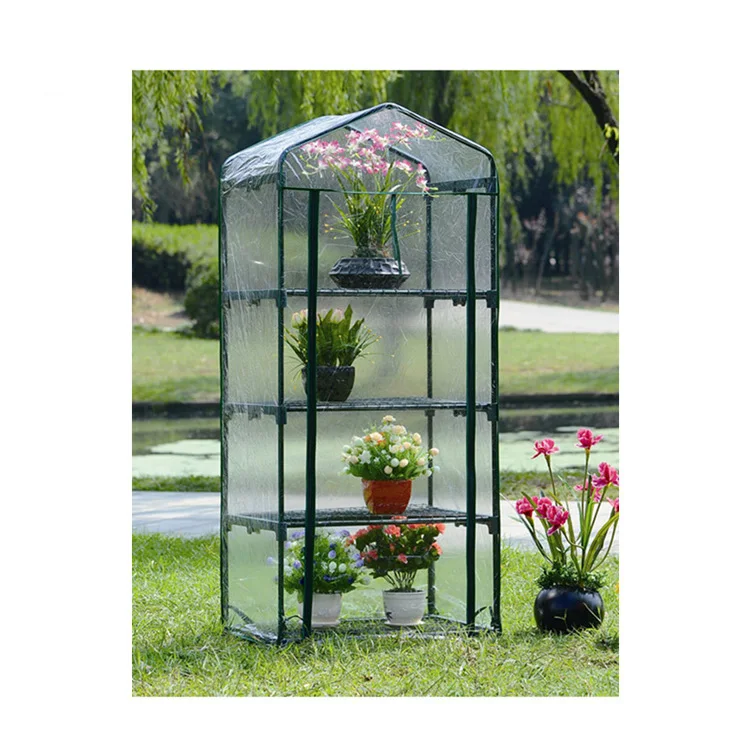 PVC 4 tier mini greenhouse tent green house indoor grow tent