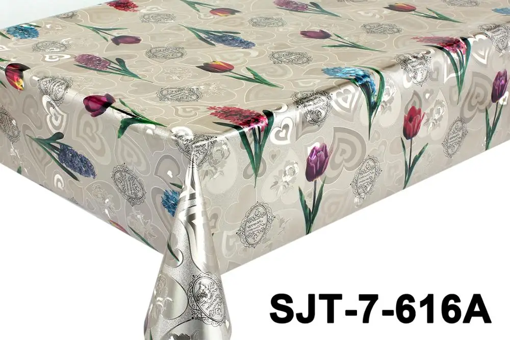 Manteles gold table cloth plastic table cloth rolls